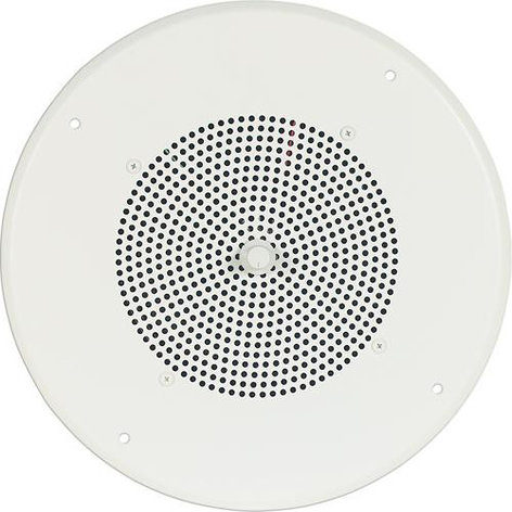 Bogen S810T725PG8UVR 10" Ceiling Speaker Assembly With Recessed Volume Control, Bright White