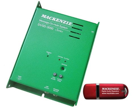 Mackenzie Labs DVSD-3000 Message-On-Hold System