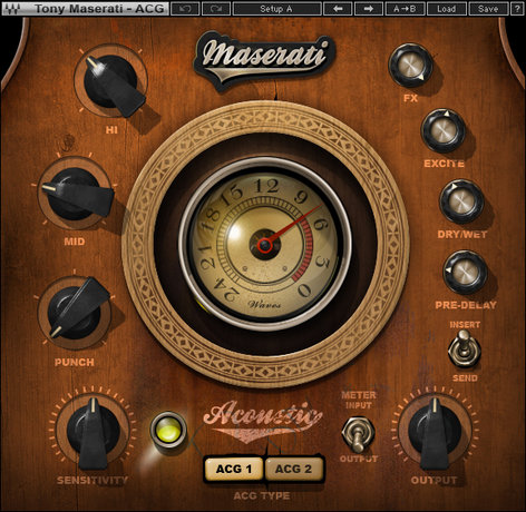 Waves Maserati ACG Tony Maserati Acoustic Guitar Multi-Effect Plug-in (Download)