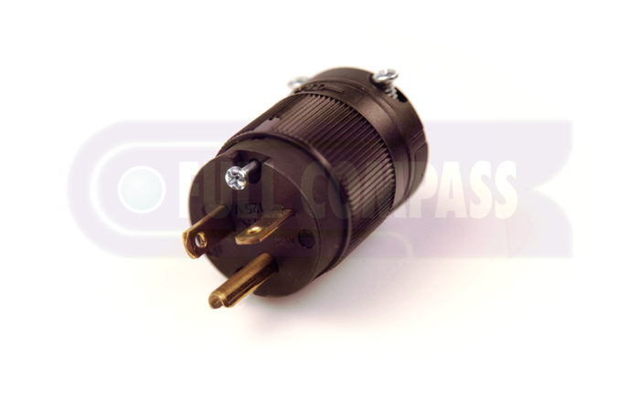 Lex X520P Connector,2P 3W 5-20 Male 20A