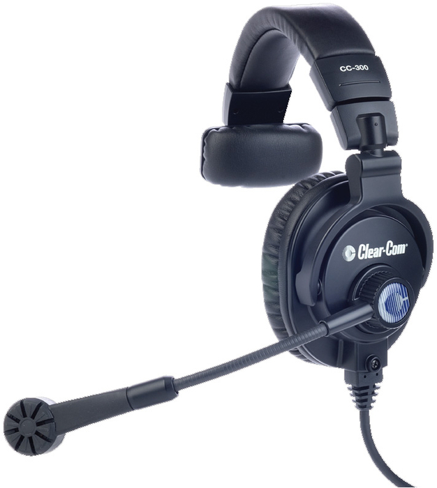 Clear-Com CC-300-Y4 Single-ear Standard Headset With XLR-4M