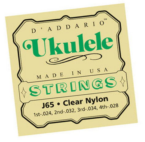 D`Addario J65 Strings For Soprano Ukulele