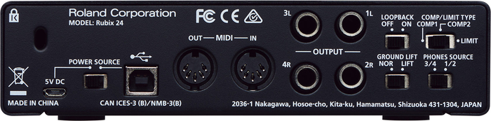 Roland Rubix24 2x2 USB Audio Interface For Mac / PC / IOS | Full