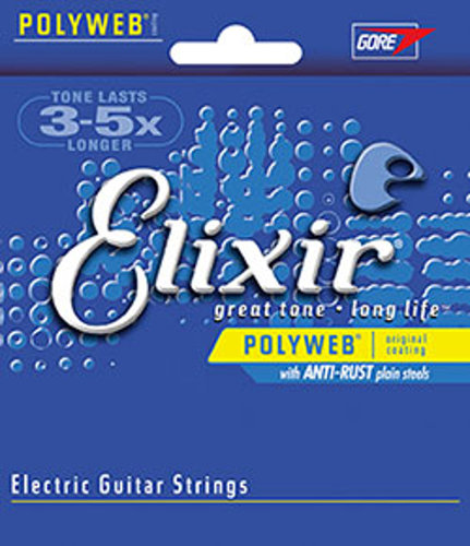 Elixir 12050-ELIXIR Light Electric Guitar Strings With POLYWEB Coating