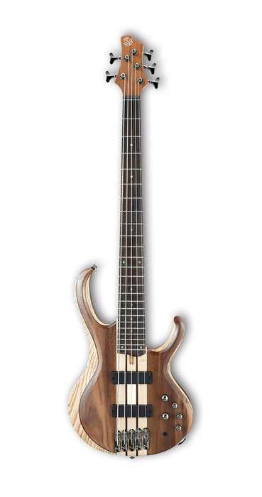 Ibanez BTB745NTL 5-String Electric Bass With Rosewood Fretboard, Natural Low Gloss Finish