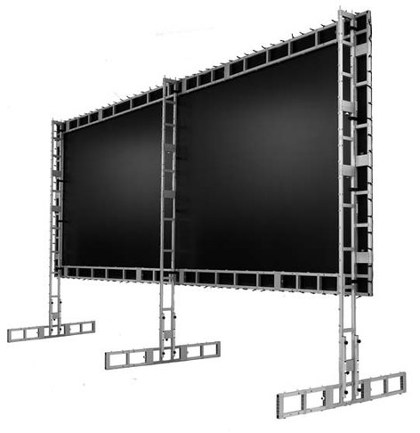 Draper 383286 67.5" X 120" StageScreen Matt White Portable Projection Screen