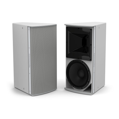 Biamp Community IP6-1152WR26 15" 2-Way Speaker With 120x60 Dispersion, Weather Resistant, Gray