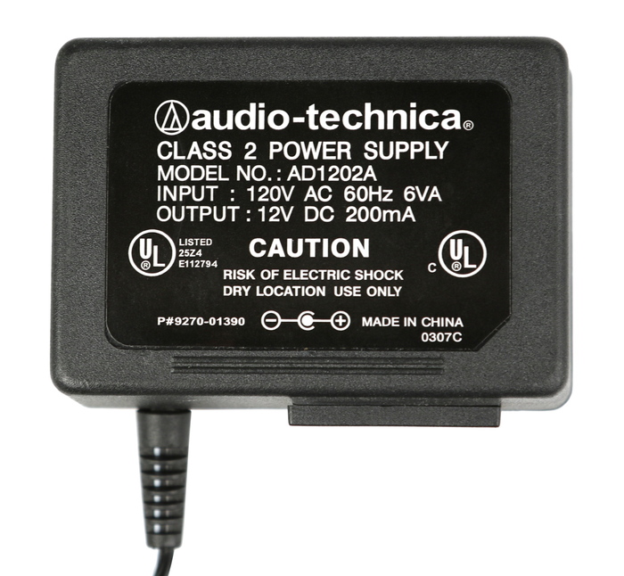 Audio-Technica 927001390 12 Volt Power Supply