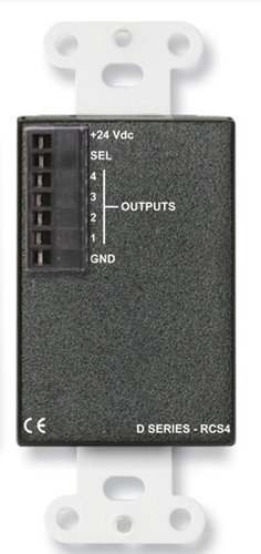 RDL D-RCS4 Remote Channel Selector, 4-Channels, Controls RU-ASX4D/R