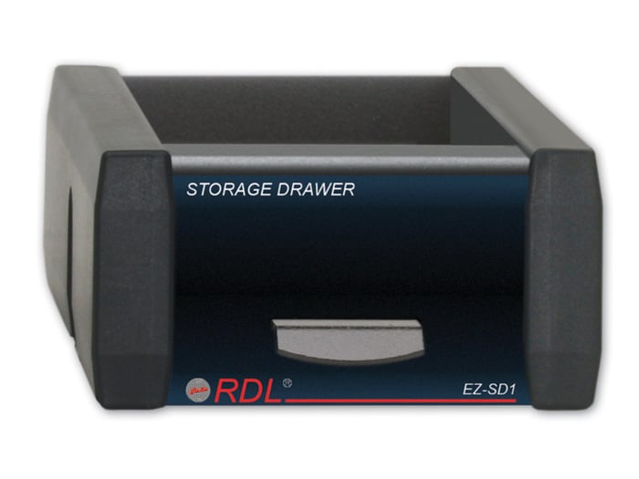 RDL EZ-SD1 Storage Drawer, 1/6 Rack Width For EZ-RA6 Or EZ-CC6