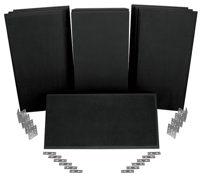 Auralex ProPanel SonoSuede ProKit-1 All-In-One Acoustical Treatment System For Rooms 8x10 Ft To 12x12 Ft