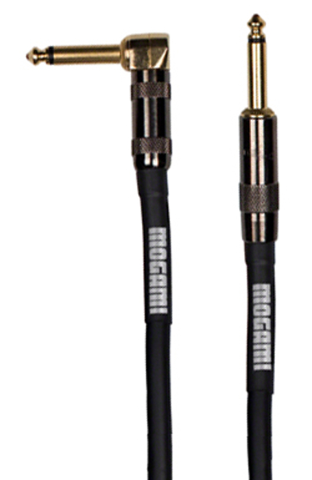 Mogami PLATINUM-GUITAR-03R 3 Ft. Super Premium Platinum Guitar Cable With One Right-Angled End