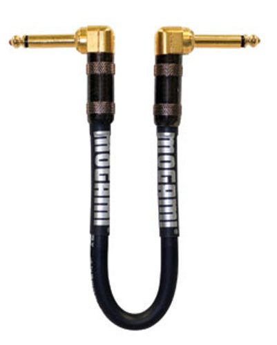 Mogami GOLD-INSTRUMENT-RR10 Gold Instrument RR10 10 Ft Instrument Cable With 2 1/4" TS Right-Angle Connectors