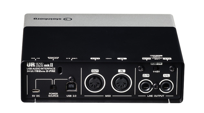 Steinberg UR22MKII-REC-PACK UR22mkII Recording Pack 2 X 2 USB 2.0 Audio Interface With 2 X D-PRE And 192 KHz Support