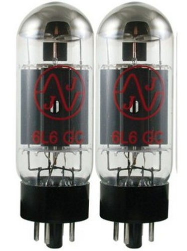 JJ Electronics 6L6GCMJJ Pair Of 6L6 Power Vacuum Tubes