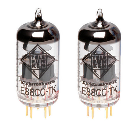 Telefunken E88CC-TK-PAIR Pair Of E88CC Black Diamond Series Preamplifier Vacuum Tubes