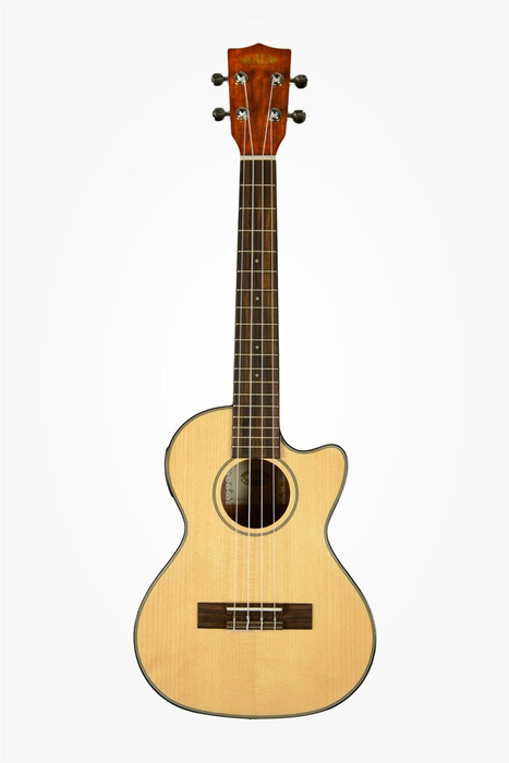 Kala KA-STGE-C Solid Spruce Mahogany Tenor Cutaway With EQ