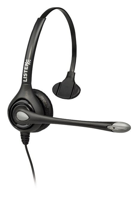 Listen Technologies LA-452 Headset 2 Single On-Ear With Boom Microphone