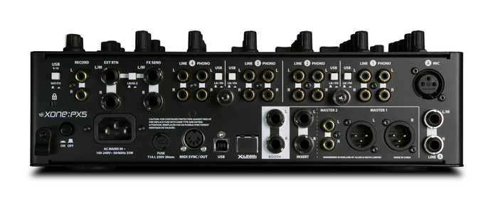 Xone PX5-XONE Xone:PX5 4 Channel DJ Performance Mixer