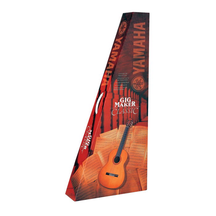 Yamaha GigMaker Classical Pack Nylon-String Guitar, Instructional DVD And Gig Bag