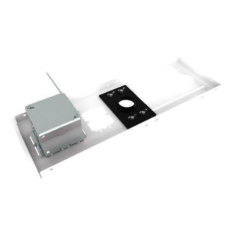 Chief CMS440N Suspended Ceiling Projector Mount Kit With Power Outlet Housing