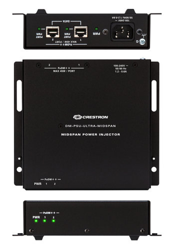 Crestron DM-PSU-ULTRA-MIDSPAN DigitalMedia Ultra Midspan PoDM++ Injector