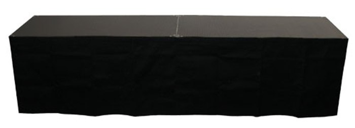 Show Solutions DDSKIRT4816 4'x16" Staging Skirt, Black