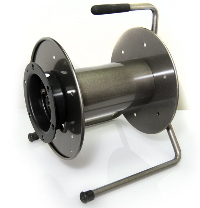 Whirlwind WD2X Medium Cable Reel With Handle And Added External Drum