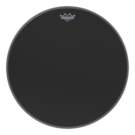 Remo ES-1024-00 24" Ebony Bass Drum Head