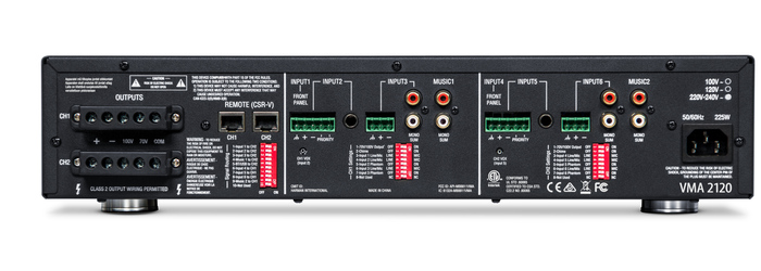 JBL VMA2120 8x2, 120W Mixer / Amplifier