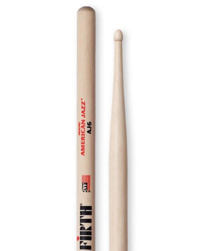 Vic Firth AJ6 American Jazz 6 Pair Of 7A Drumsticks