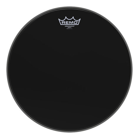 Remo ES-1022-00 22" Ebony Ambassador Bass Drum Head