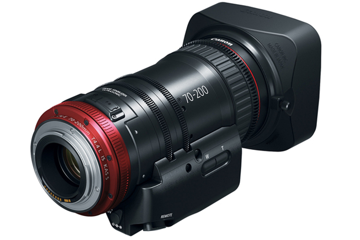 Canon 2568C002 CN-E 70-200mm T4.4 Compact-Servo Cine Zoom Lens, EF Mount