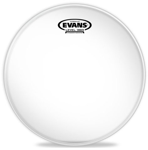 Evans TT08HG 8" Hydraulic Glass Clear Drum Head