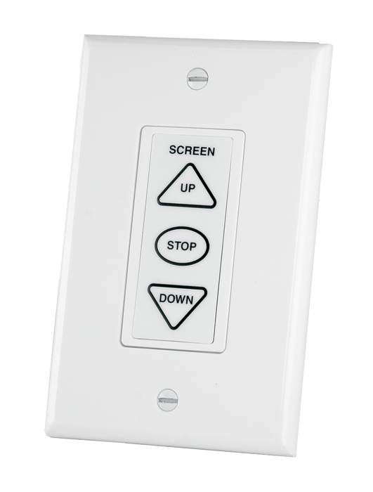 Da-Lite 38886 Smart 3-Button Low Voltage Control Wall Switch