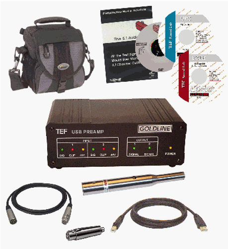 Goldline TEF25-PROKIT TEF Audio Analyzer (with TDS/RTA Software)