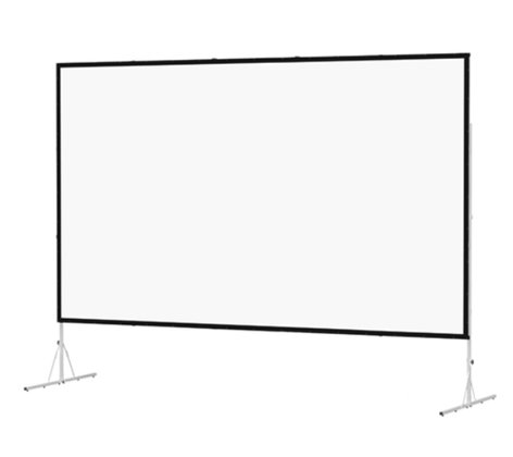 Da-Lite 88603HD 52" X 92" Fast-Fold Deluxe Da-Mat Projection Screen, Heavy-Duty Legs