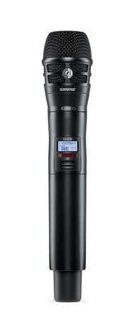 Shure ULXD2/K8B-V50 ULX-D Series Digital Wireless Handheld Transmitter With KSM8 Mic, V50 Band (174-216MHz), Black