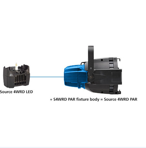 ETC Source 4WRD PAR Aluminum PAR Body Only For Source 4WRD Device