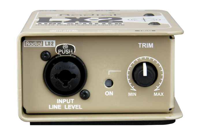 Radial Engineering LX2 Passive Line Splitter, 1 Input, 1 Direct Out, 1 Jensen Isolated Output