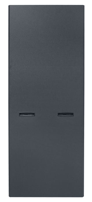 Lowell SDV-1426 Side Vented Panel For 14 Unit Racks, 26" Deep, Black