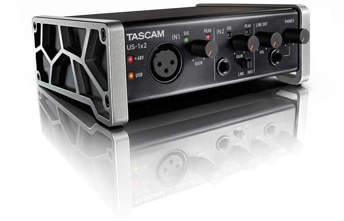 Tascam US-1x2 1x2 USB Audio / MIDI Interface