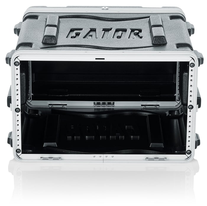 Gator GR-6L 6RU, 19" Deep Locking Rack Case With Front, Rear Rails