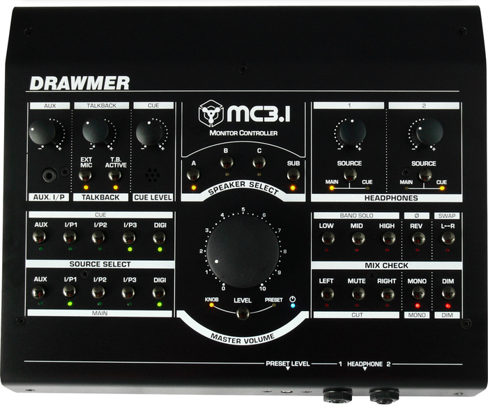 Drawmer MC3.1 Monitor Controller With 5 Source Selects
