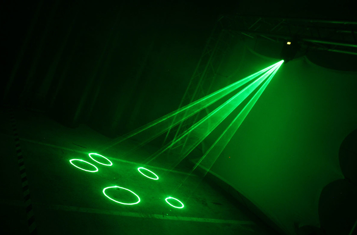 Blizzard Laser Blade G Mini Moving Head Fixture With 50mW Green Laser