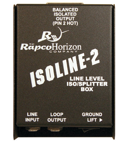 Rapco IL-2 Line Level Isolation And Splitter Box