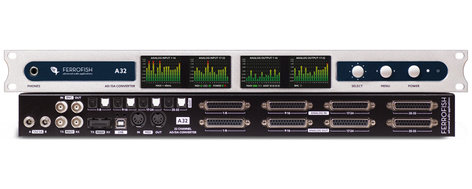 Ferrofish A32 Single 32 X32 Ad Da Converter With Coaxial And Single Mode Madi Adat Full Compass Systems