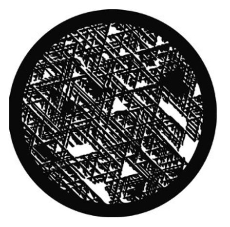 Rosco 78227 Steel Gobo, Broken Weave