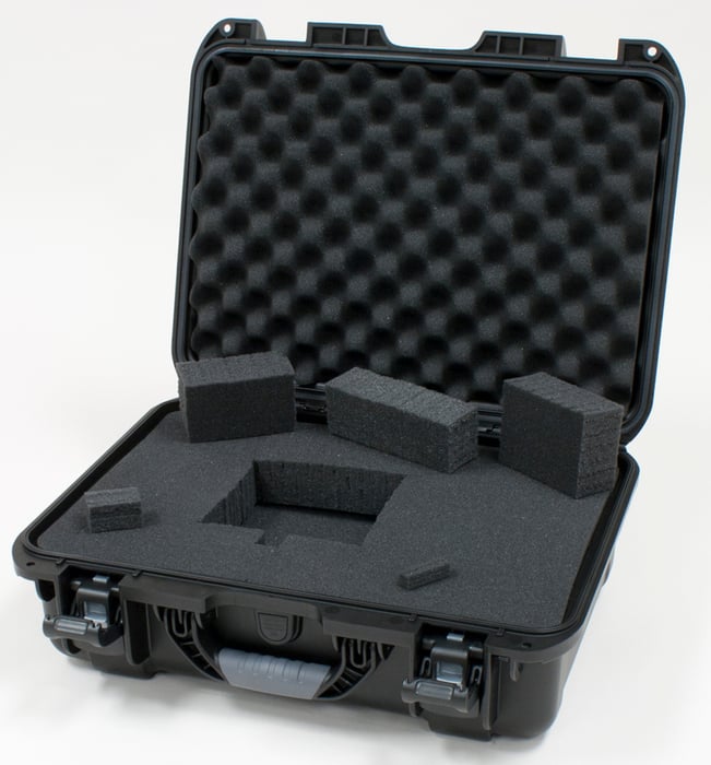 Gator GU-2014-08-WPDF 20"x14"x8" Waterproof Molded Case With Diced Foam