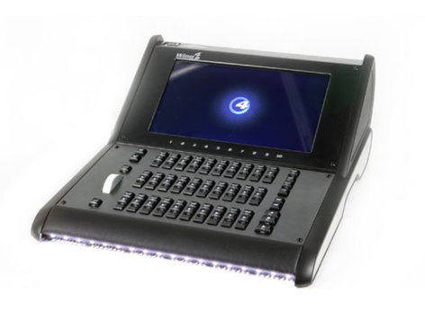 High End Systems Master Wing 4 Hog 4 Expansion Wing With Internal Touchscreen And 30 Faderless Masters